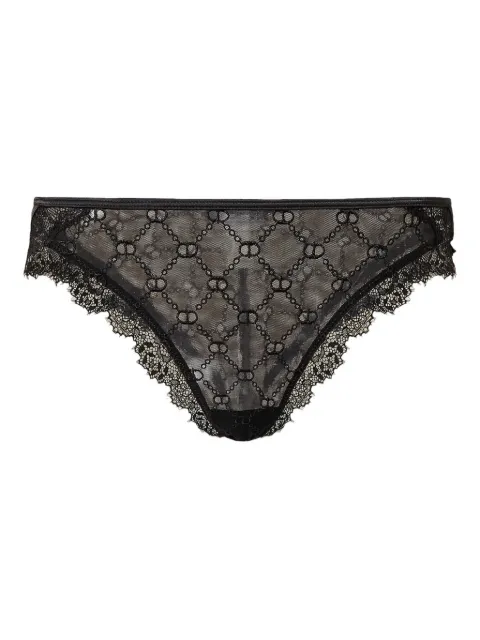 TWINSET lace-trimmed brazilian briefs