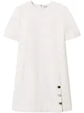 TWINSET buttoned mini dress - White