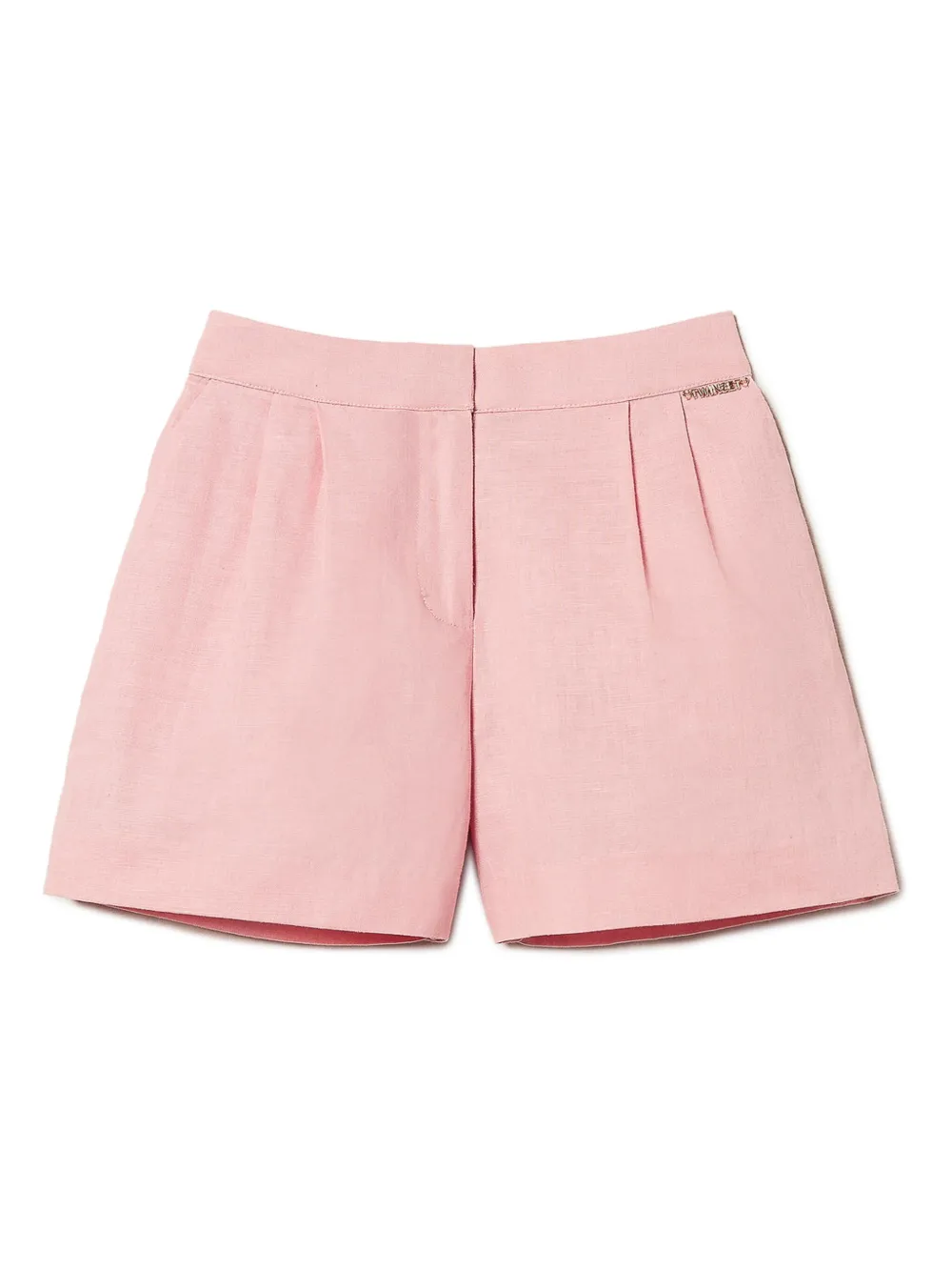 TWINSET Kids Shorts met linnen-katoenmix Roze