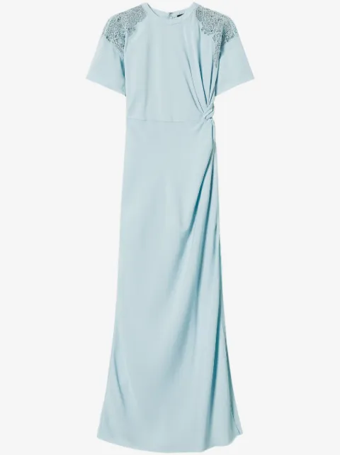 TWINSET embroidered twill dress