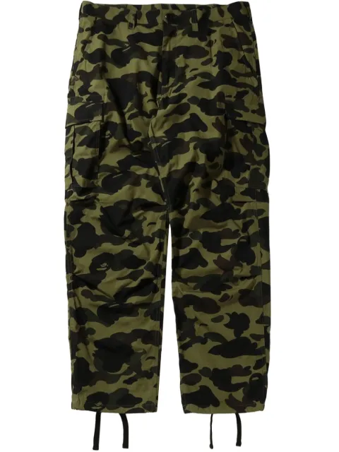 A BATHING APE® pantalones cargo con estampado militar