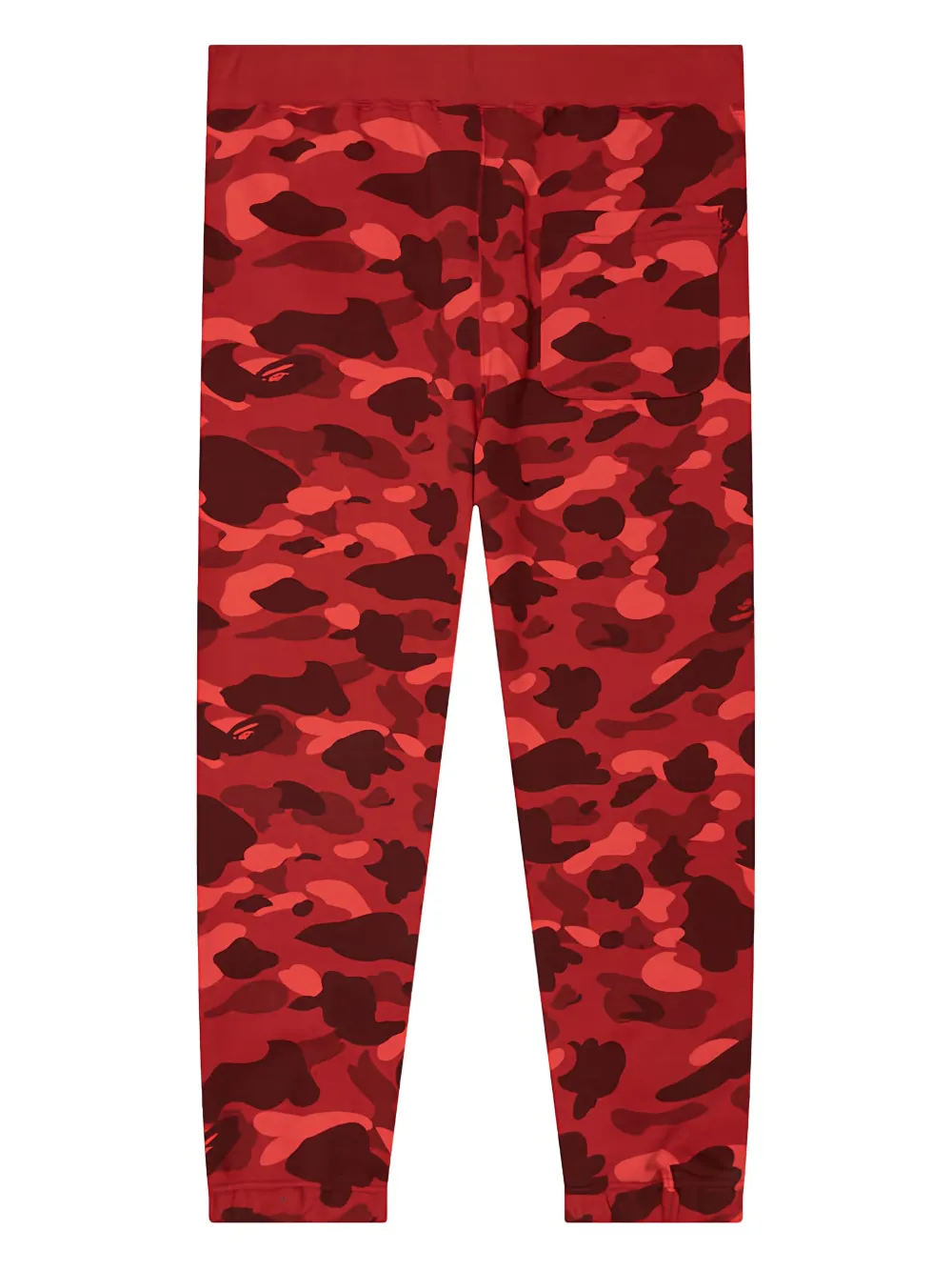 A BATHING APE camo-print sweatpants Rood