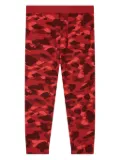 A BATHING APE® camo-print sweatpants - Red