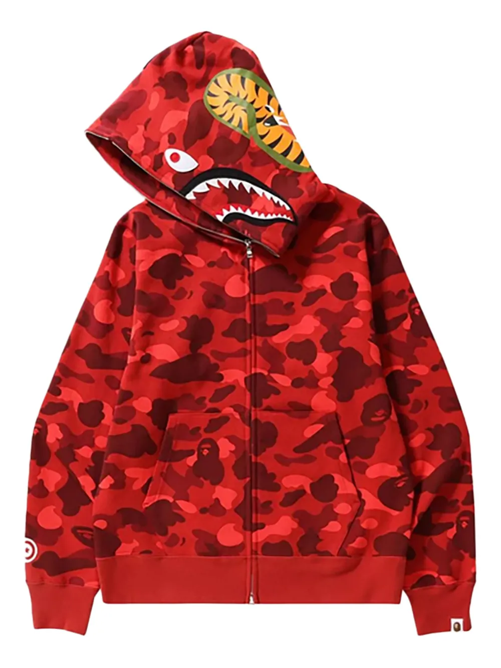 A BATHING APE® Camo Shark zip-up hoodie | Hoodies | Image 2