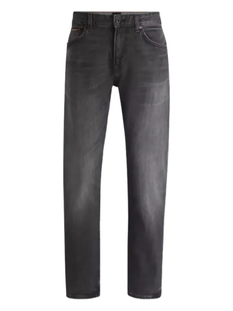 BOSS whiskering-effect jeans