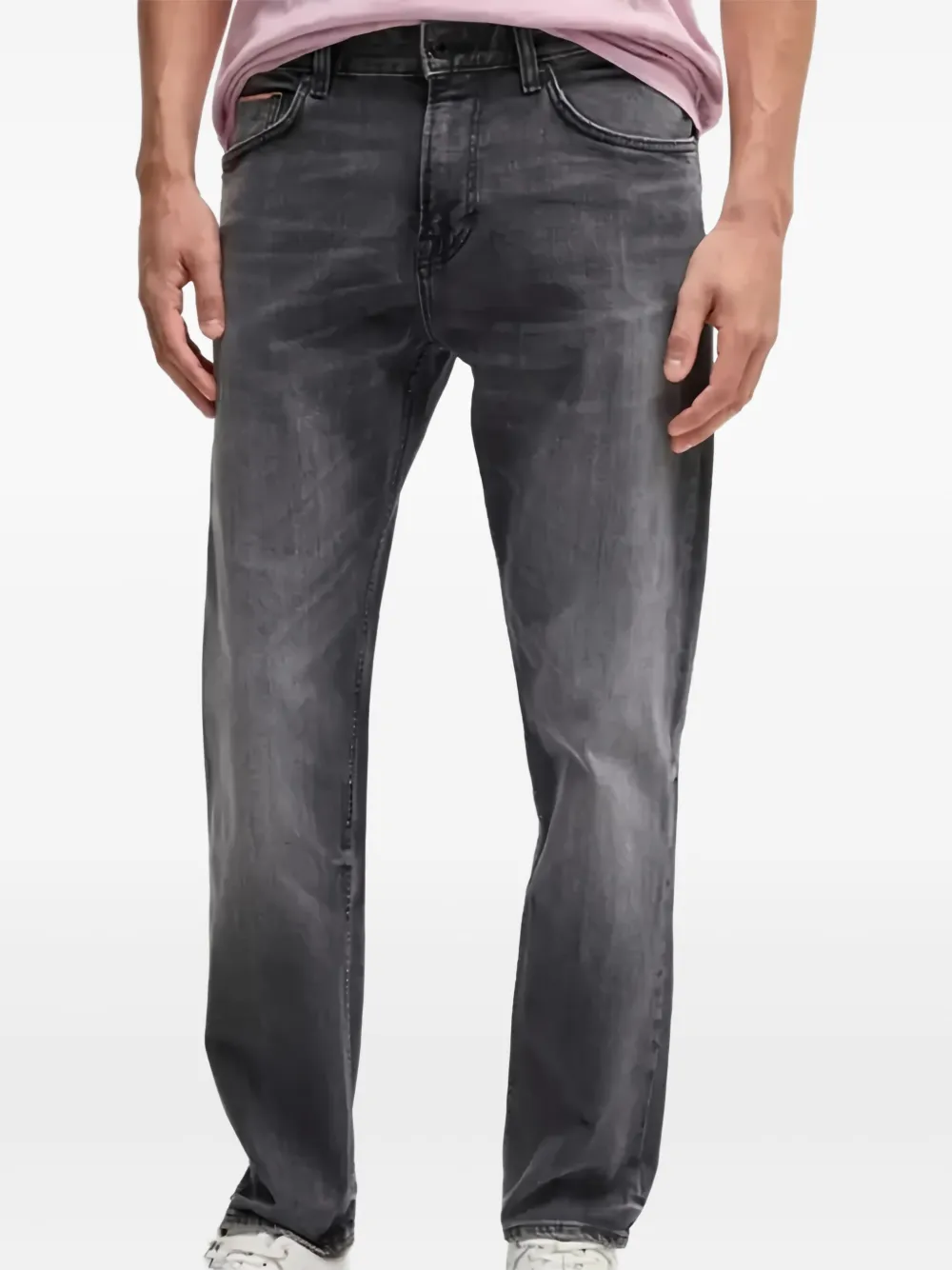 BOSS whiskering-effect jeans | Regular & Straight-Leg Jeans | Image 2