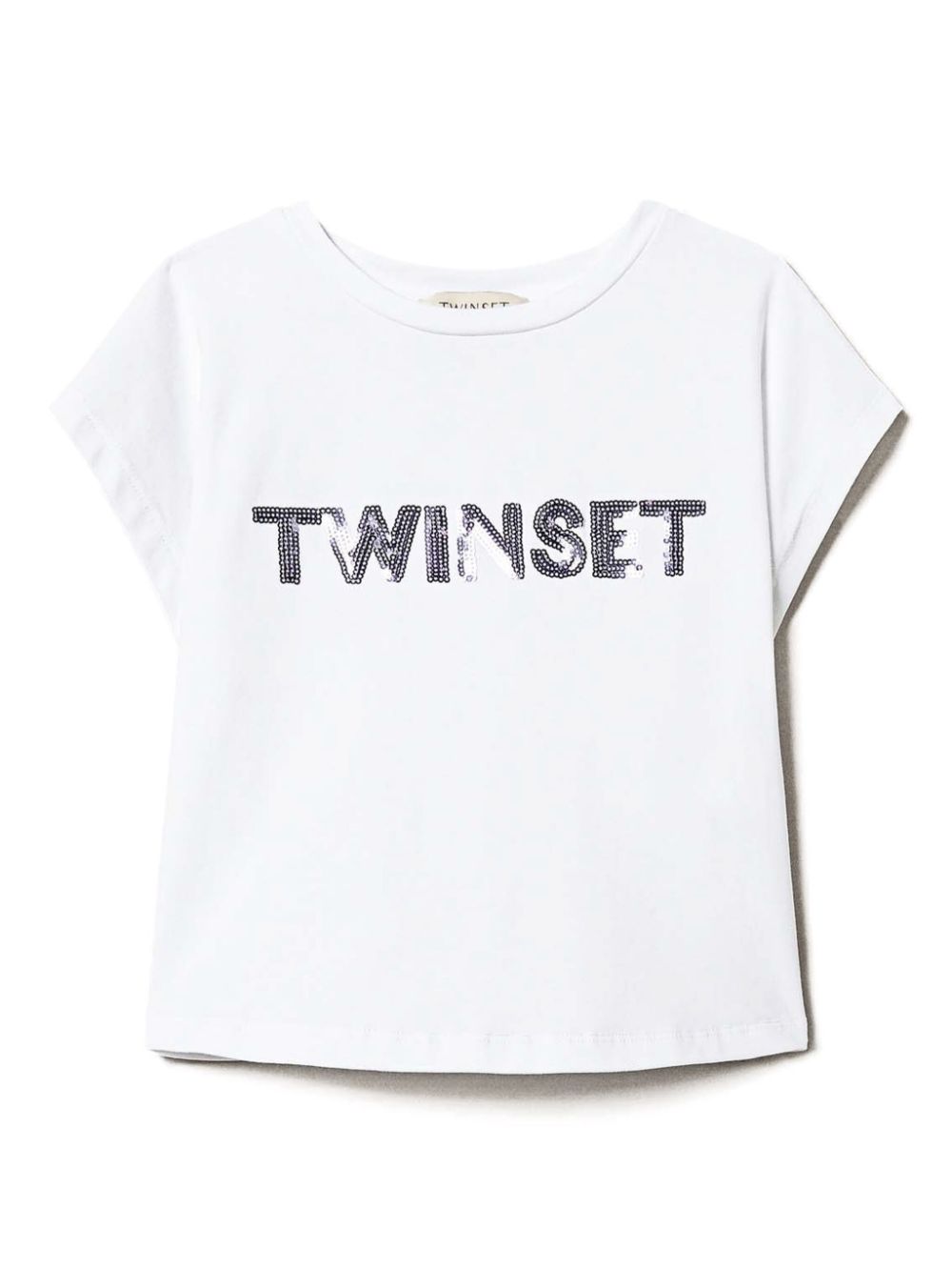 TWINSET Kids logo-appliqué T-shirt - White