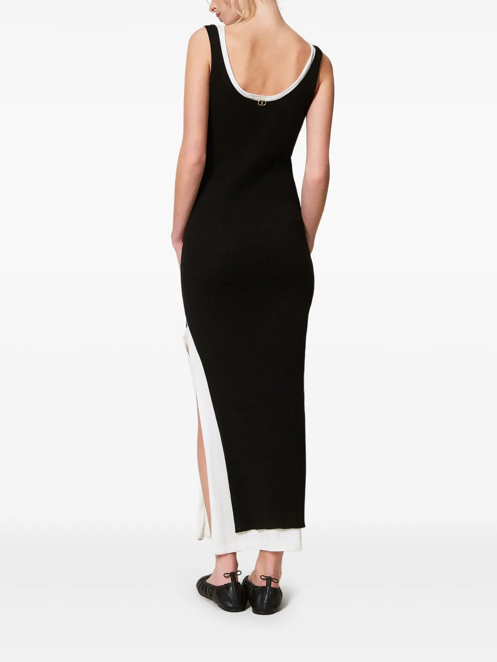 TWINSET Gebreide jurk Zwart