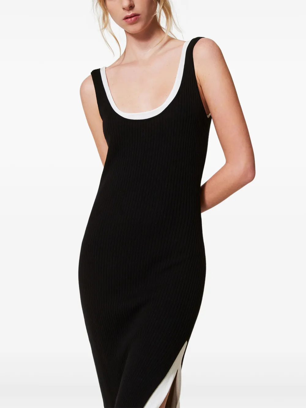 TWINSET Gebreide jurk Zwart