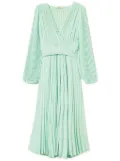 TWINSET pleated maxi dress - Green