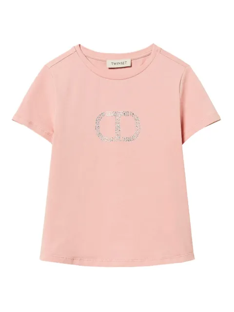 TWINSET Kids logo-embellished T-shirt