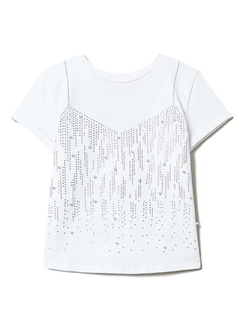 TWINSET Kids crystal-embellished T-shirt