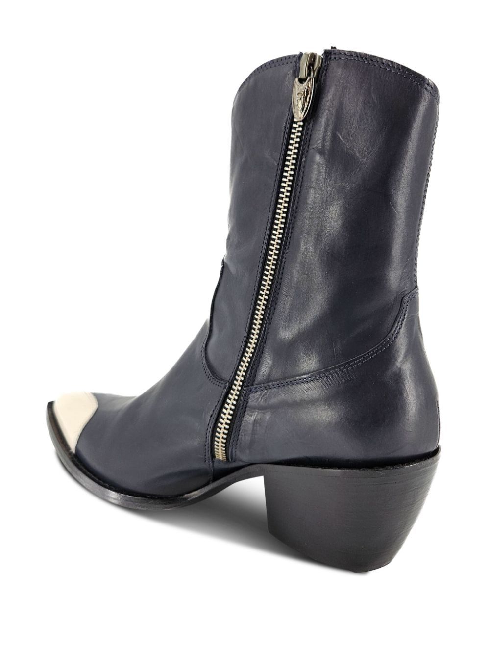 Madison.Maison heart toe ankle boots Blue