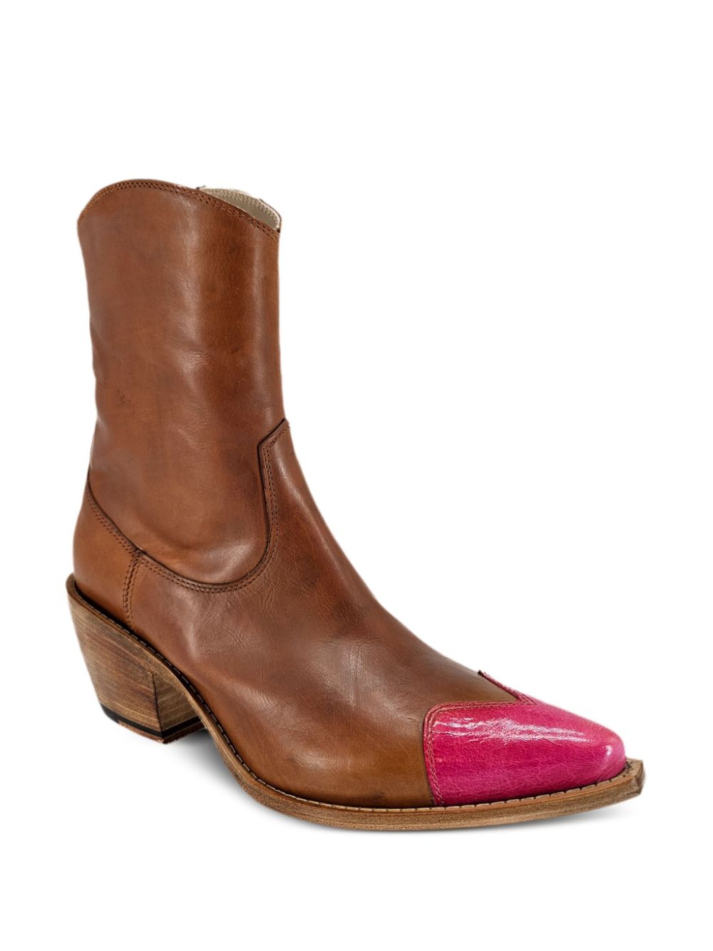 Madison.Maison heart toe ankle boots - Bruin