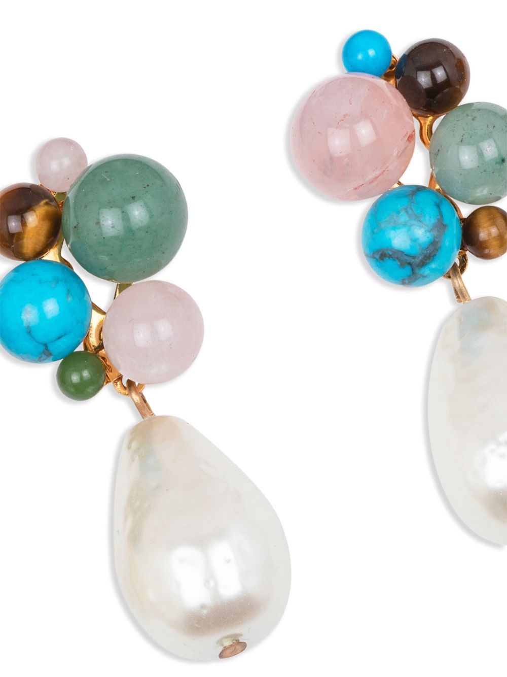 Jennifer Behr x Julia Berolzheimer Cove earrings - White