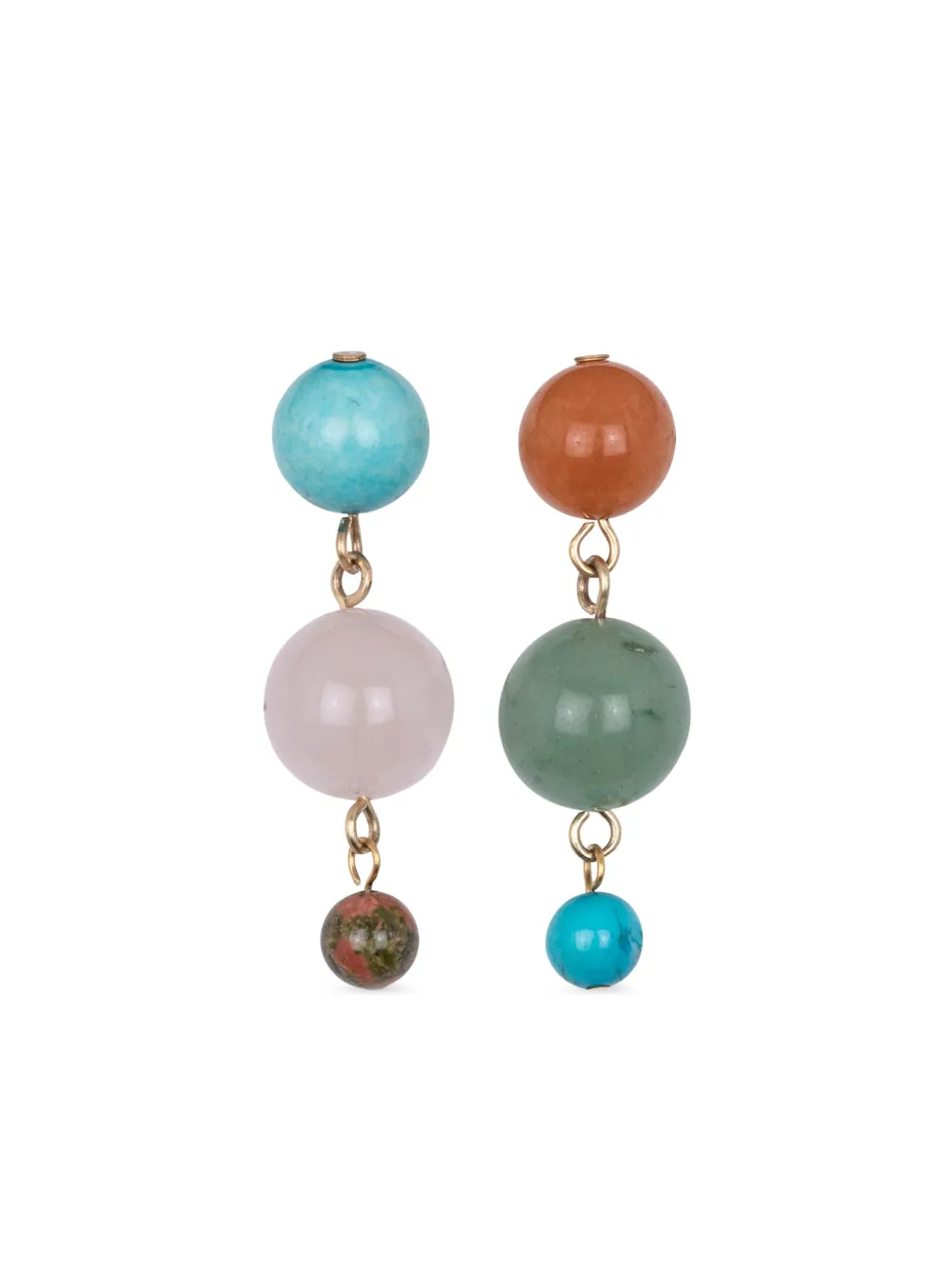 Jennifer Behr x Julia Berolzheimer Cortina earrings - Red