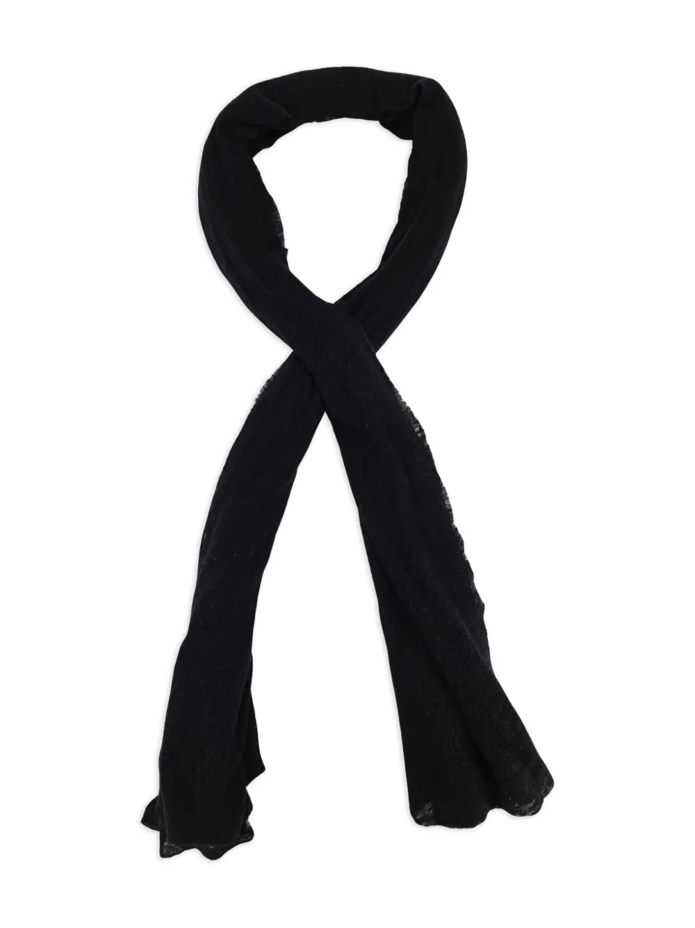 Botto Giuseppe small cashmere scarf - Nero