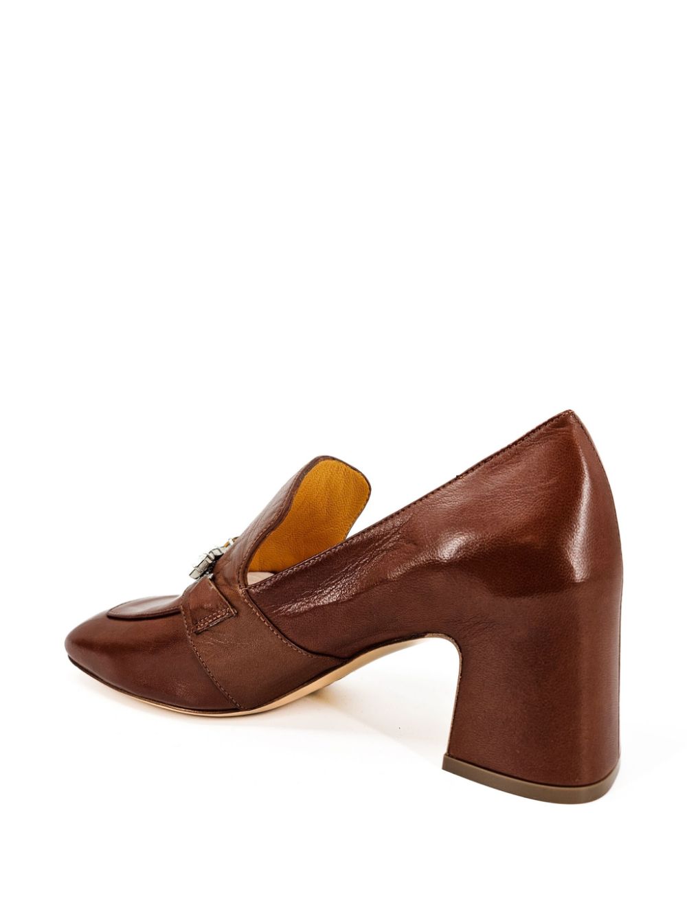 Madison.Maison 65 mm pumps met juwelen Bruin