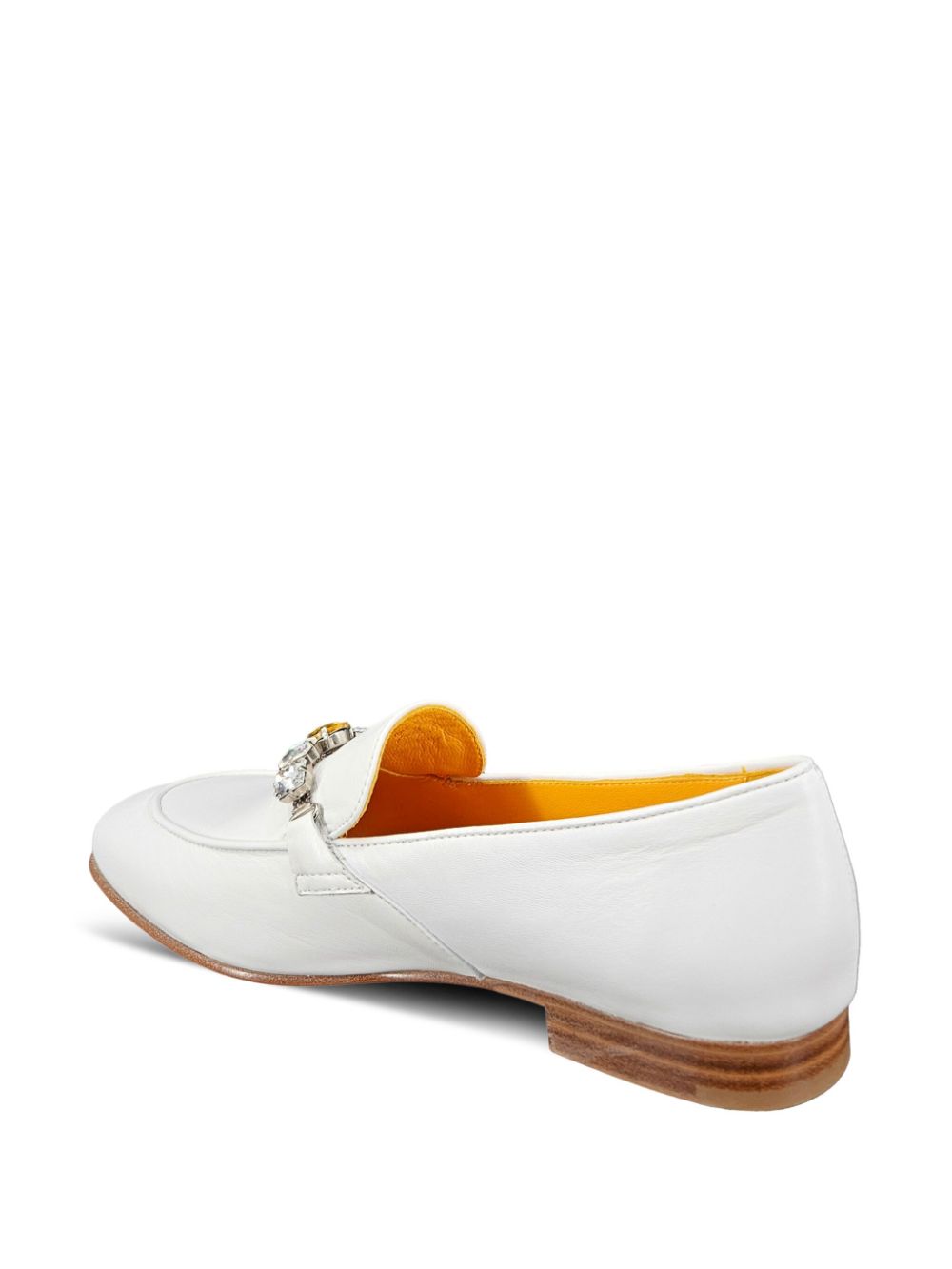 Madison.Maison jewelled loafers White