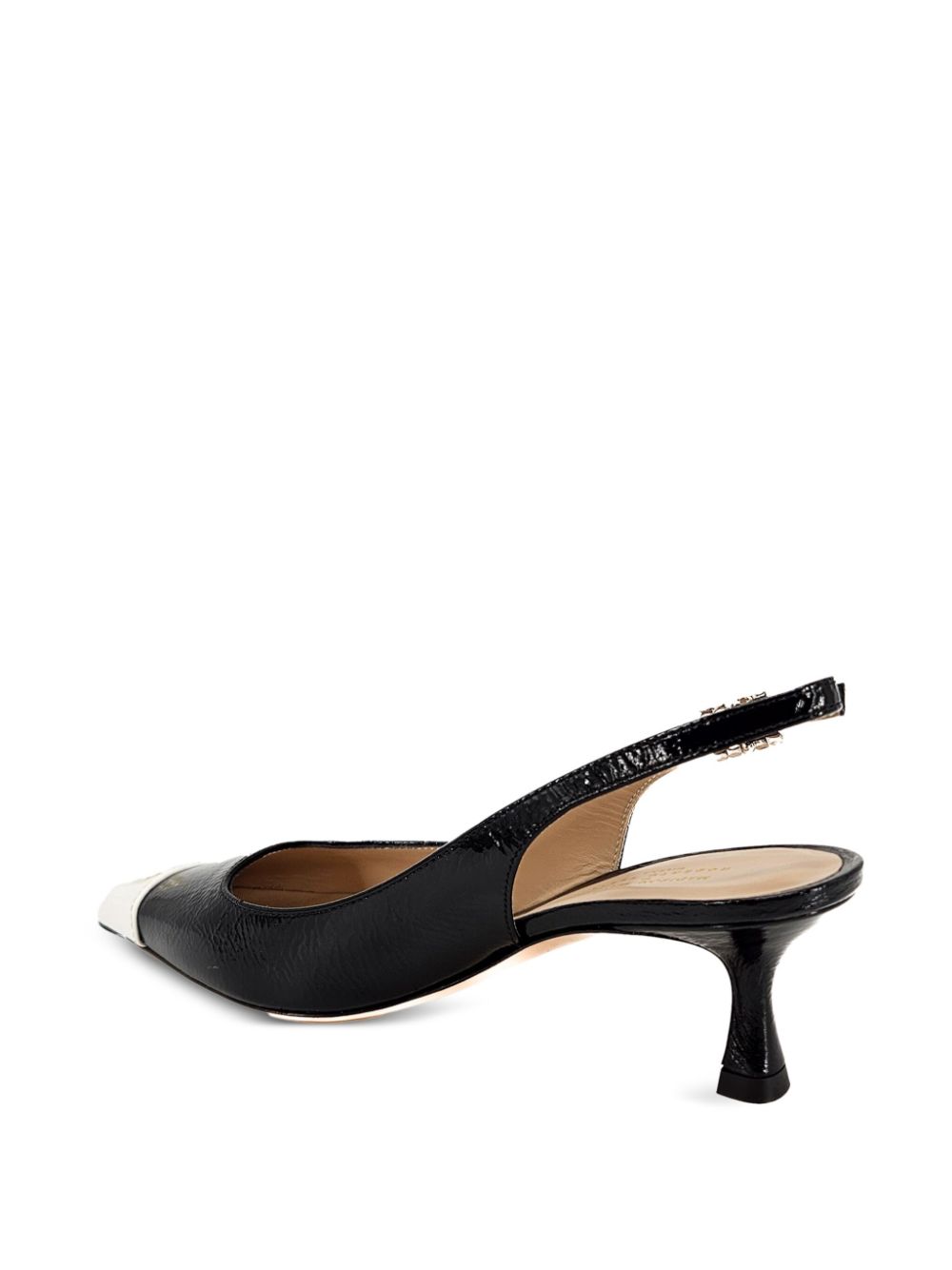 Madison.Maison pearl slingback pumps Black