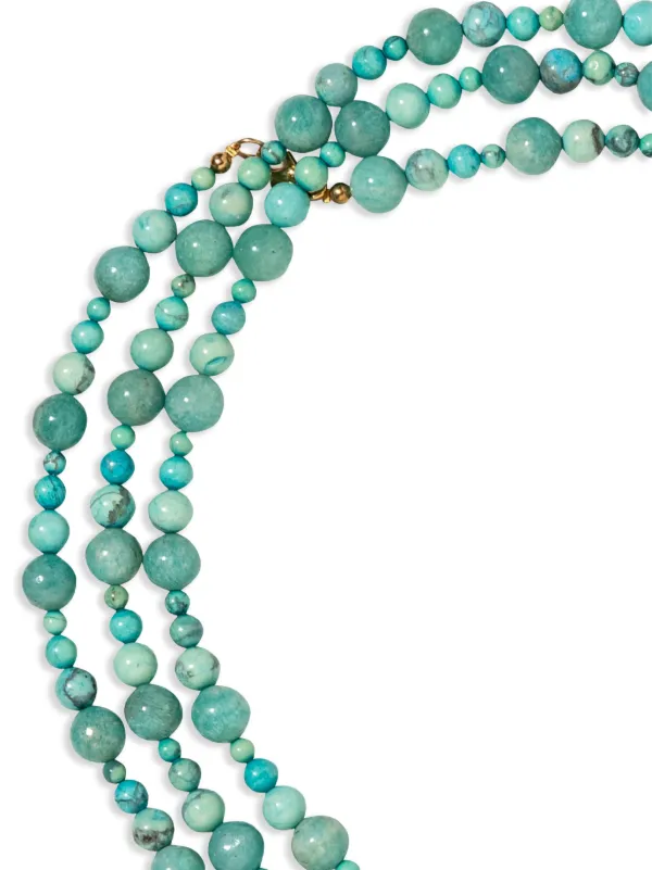 Jennifer Behr x Julia Berolzheimer Malta Necklace Blue FARFETCH AE