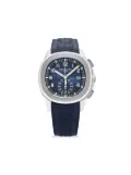Patek Philippe Pre-Owned 2021 pre-owned Aquanaut Travel Time 42mm - Blue