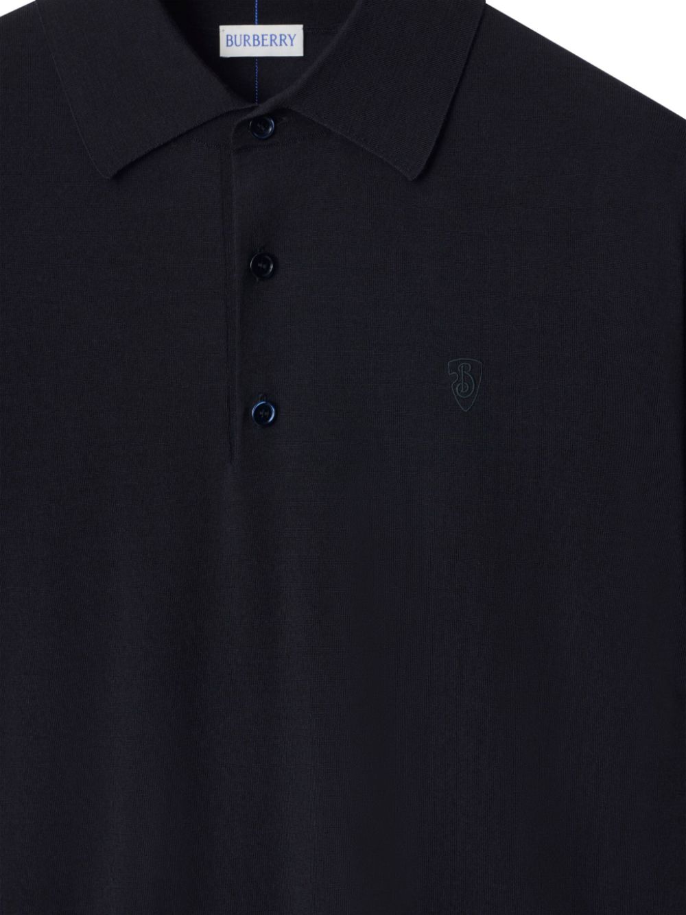 Burberry wool polo shirt - Blauw