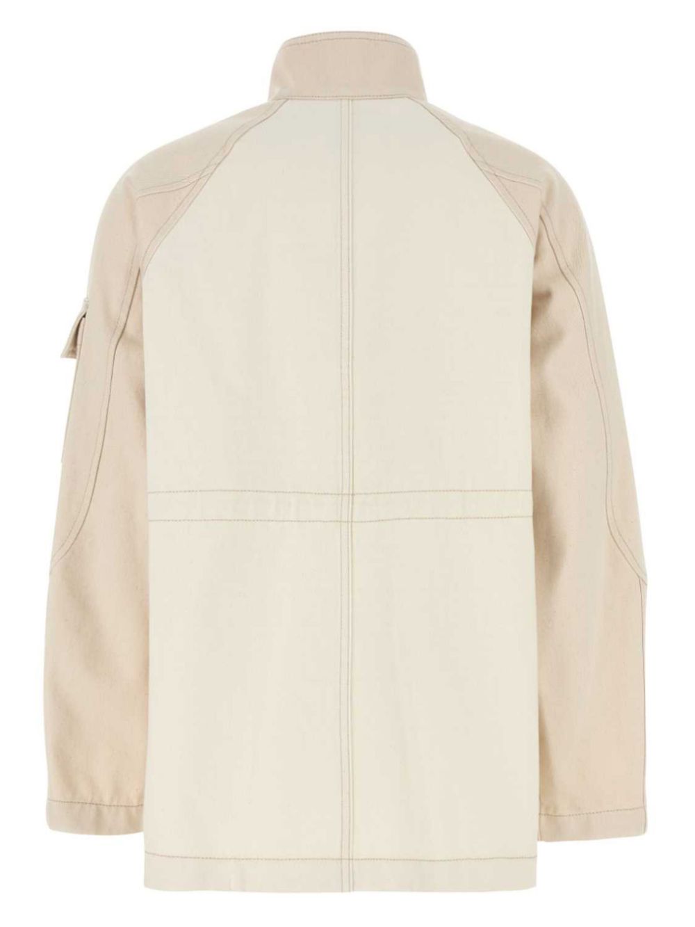 FENDI denim bomber jacket - Beige