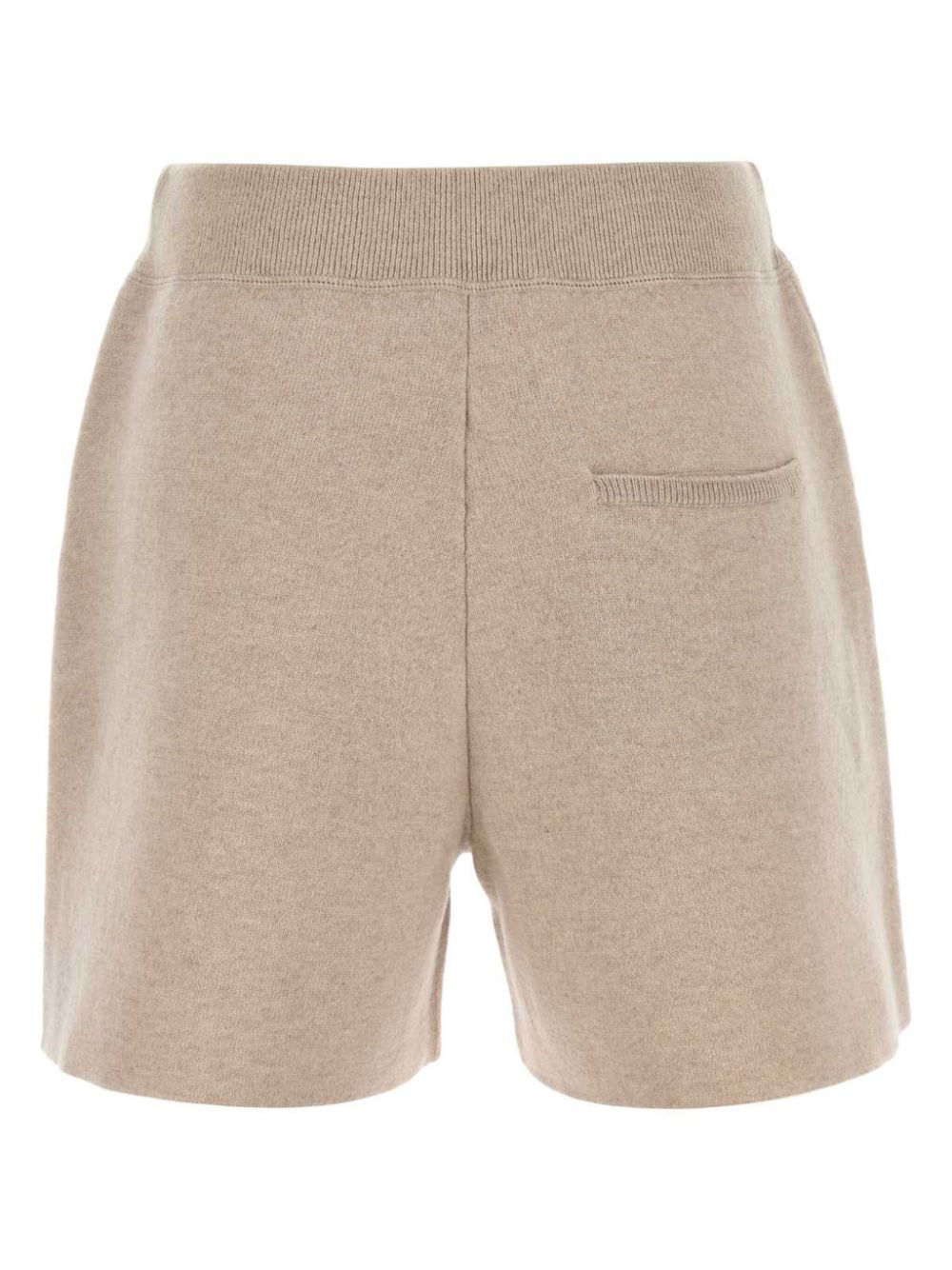 Miu Miu Shorts met logo-jacquard - Beige