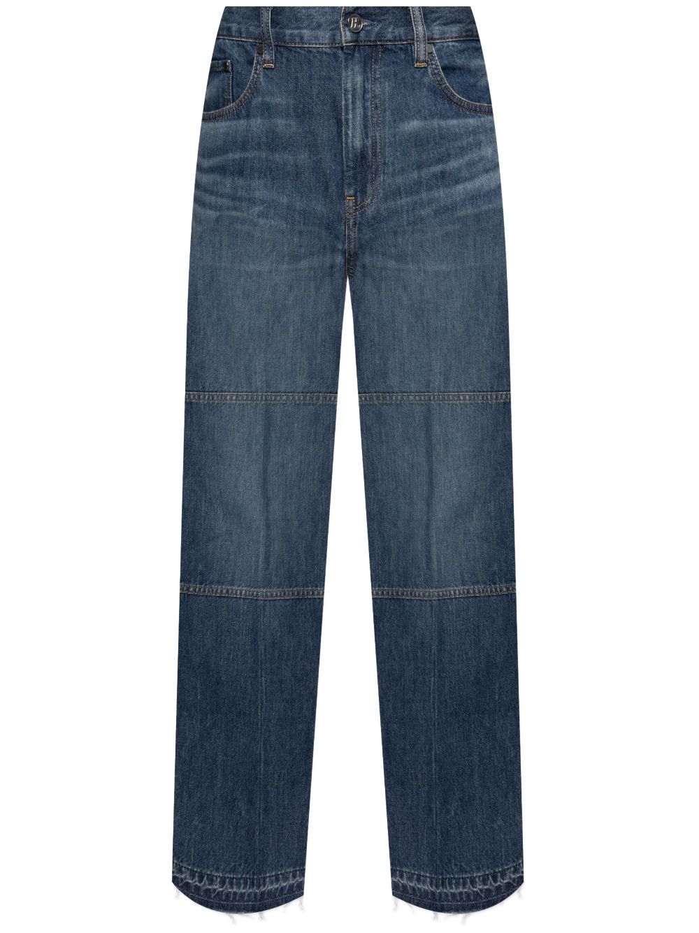 straight-leg jeans