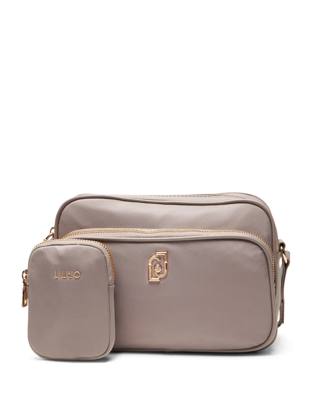 Liu •jo Logo-plaque Cross Body Bag In Grey