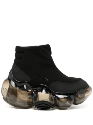 GROUNDS Orca Dotted Lace Flocky Sratch 运动鞋| 黑色| FARFETCH CN