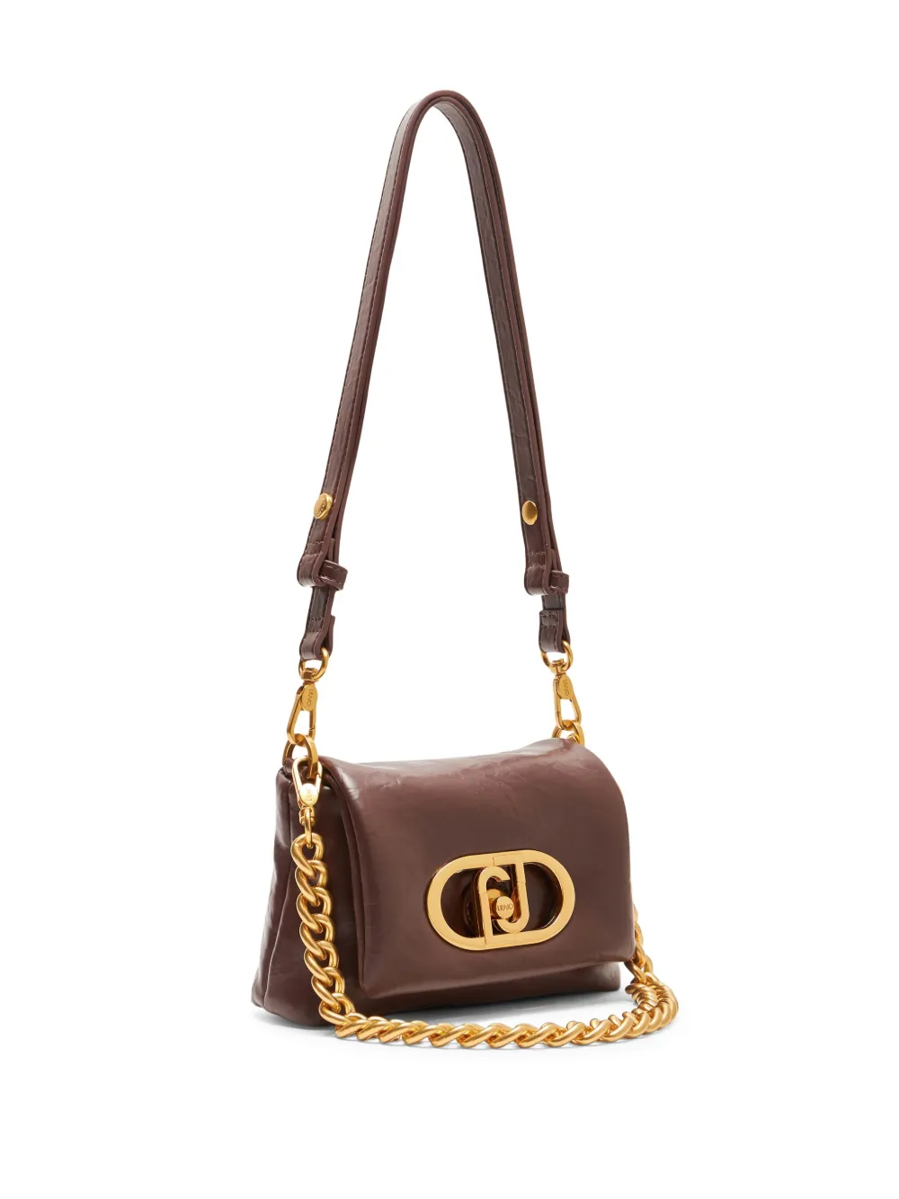 Liu •jo Lapuffy Shoulder Bag In 褐色