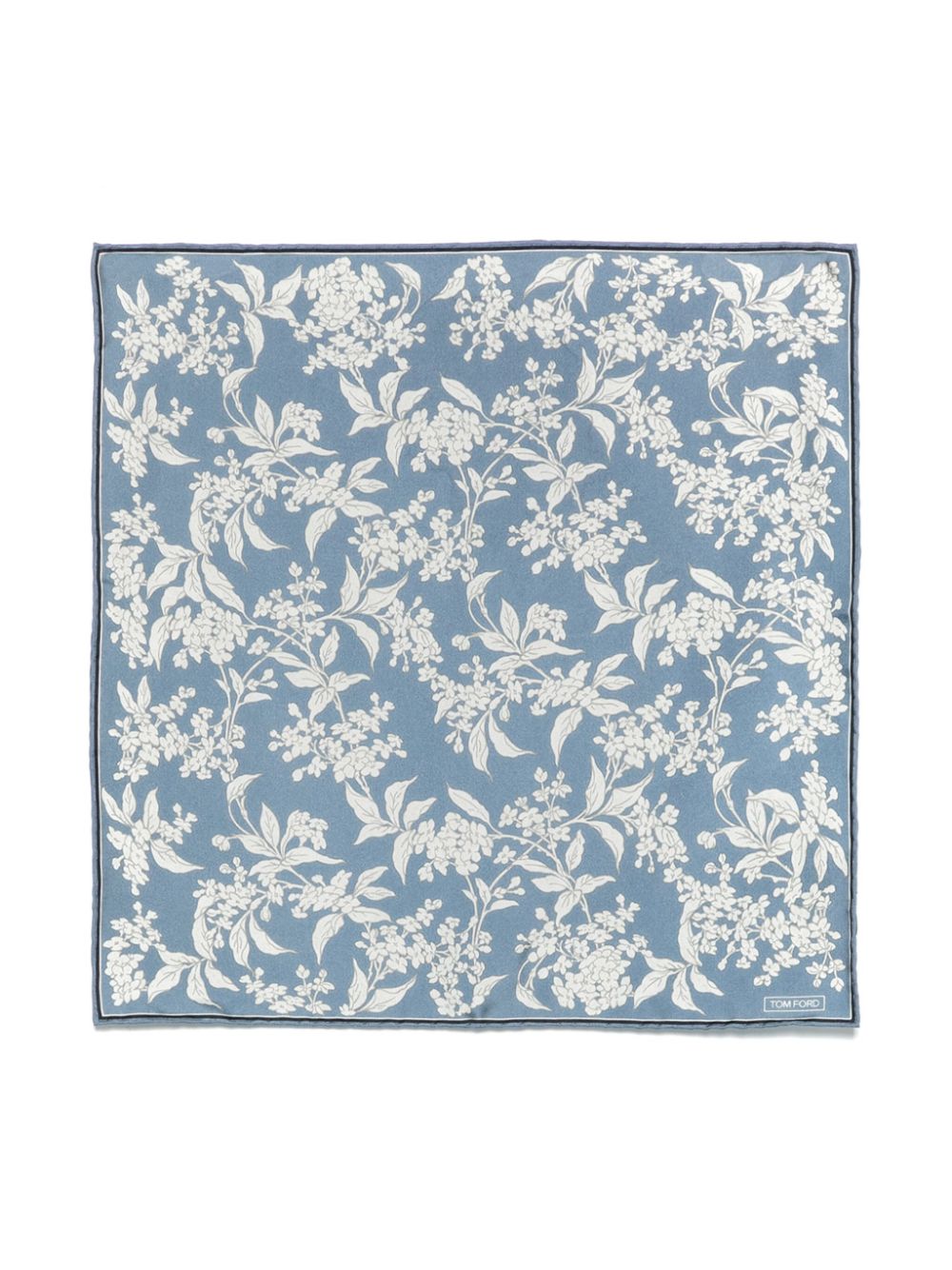 floral-print handkerchief