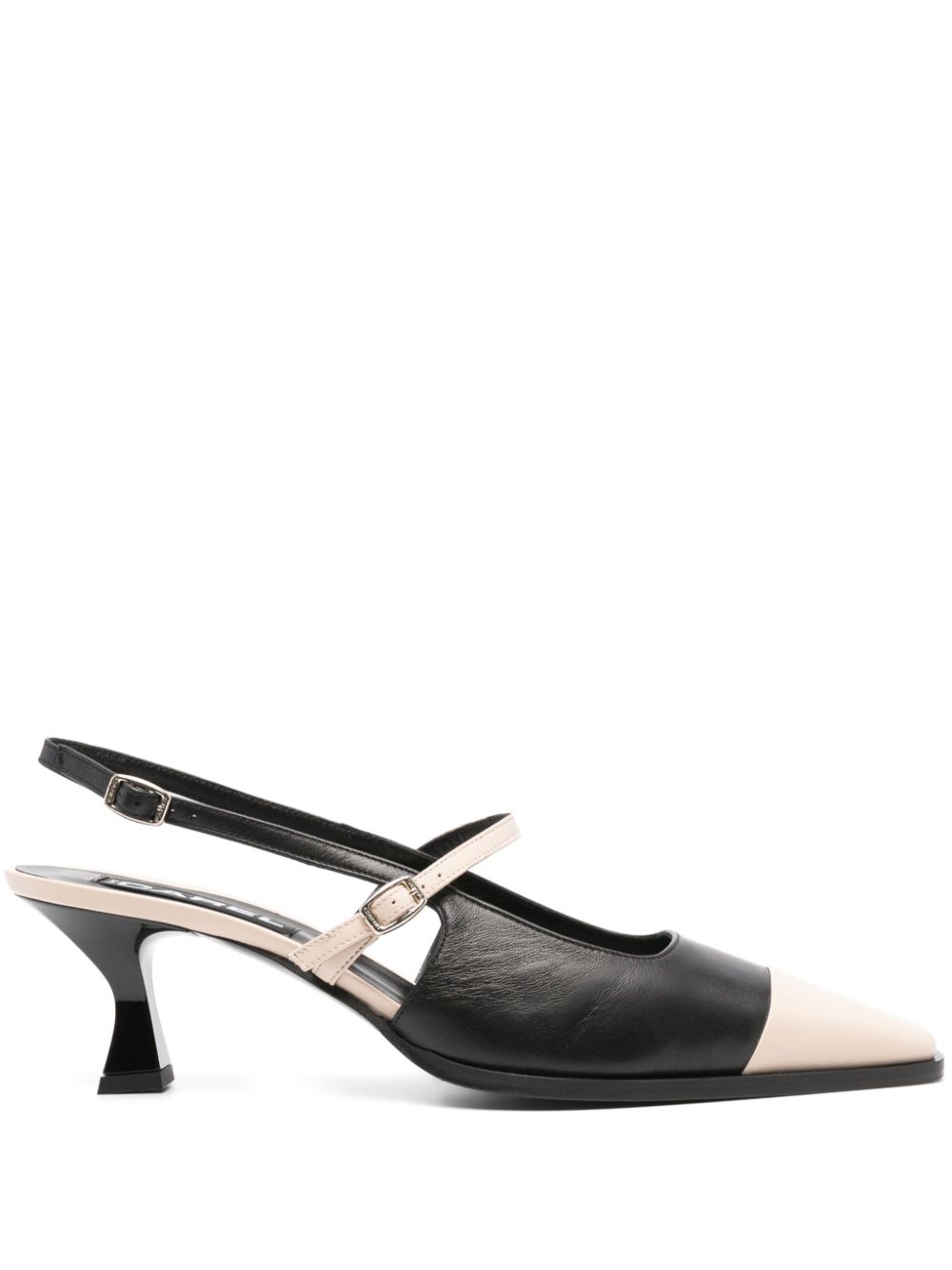 Carel Paris 55 mm Cecile slingback pumps Zwart