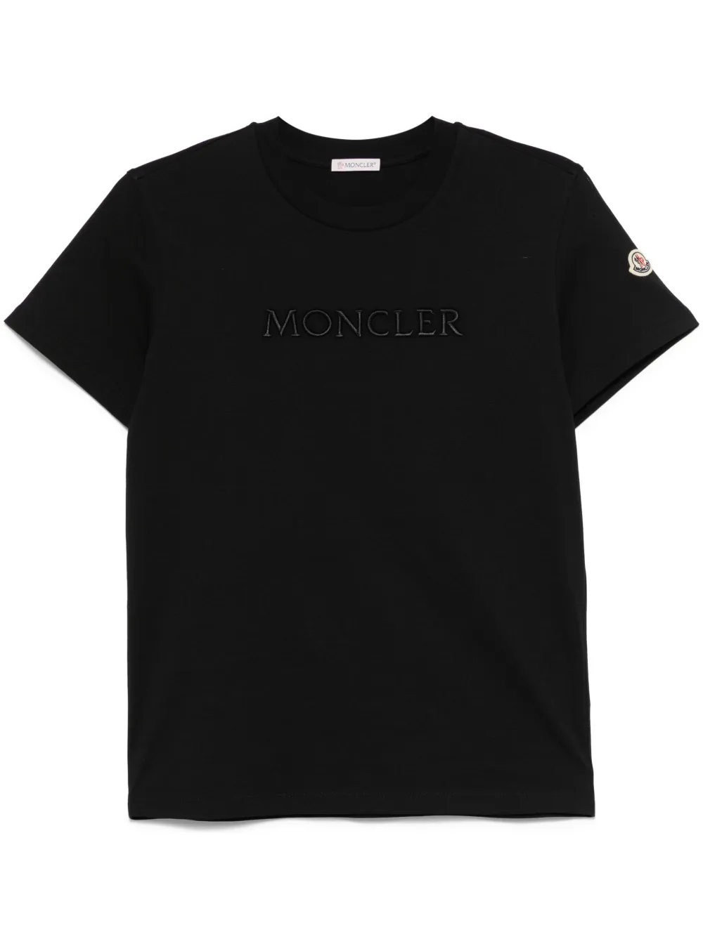 logo-embroidered cotton T-shirt