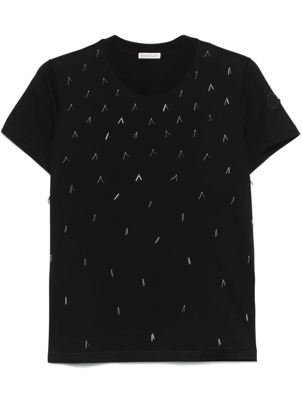 Moncler T-shirt met kralen Zwart