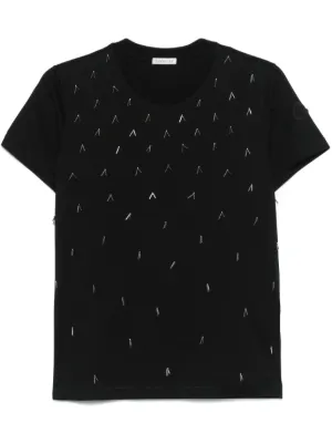 Burberry Shield Hardware Cotton T-shirt | Black | FARFETCH