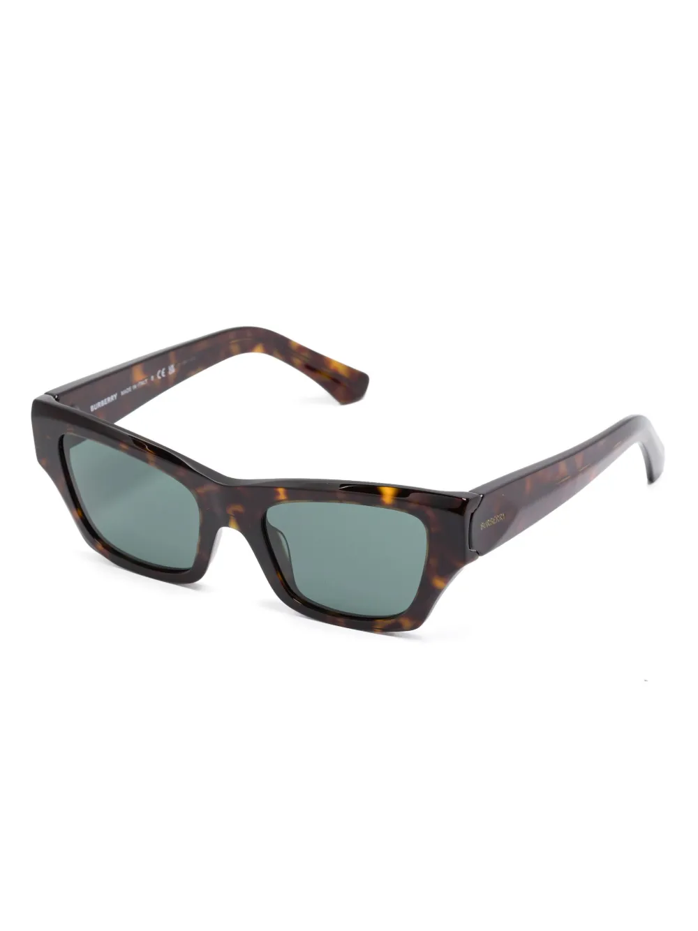Burberry Eyewear Zonnebril met schildpadschild-design Bruin