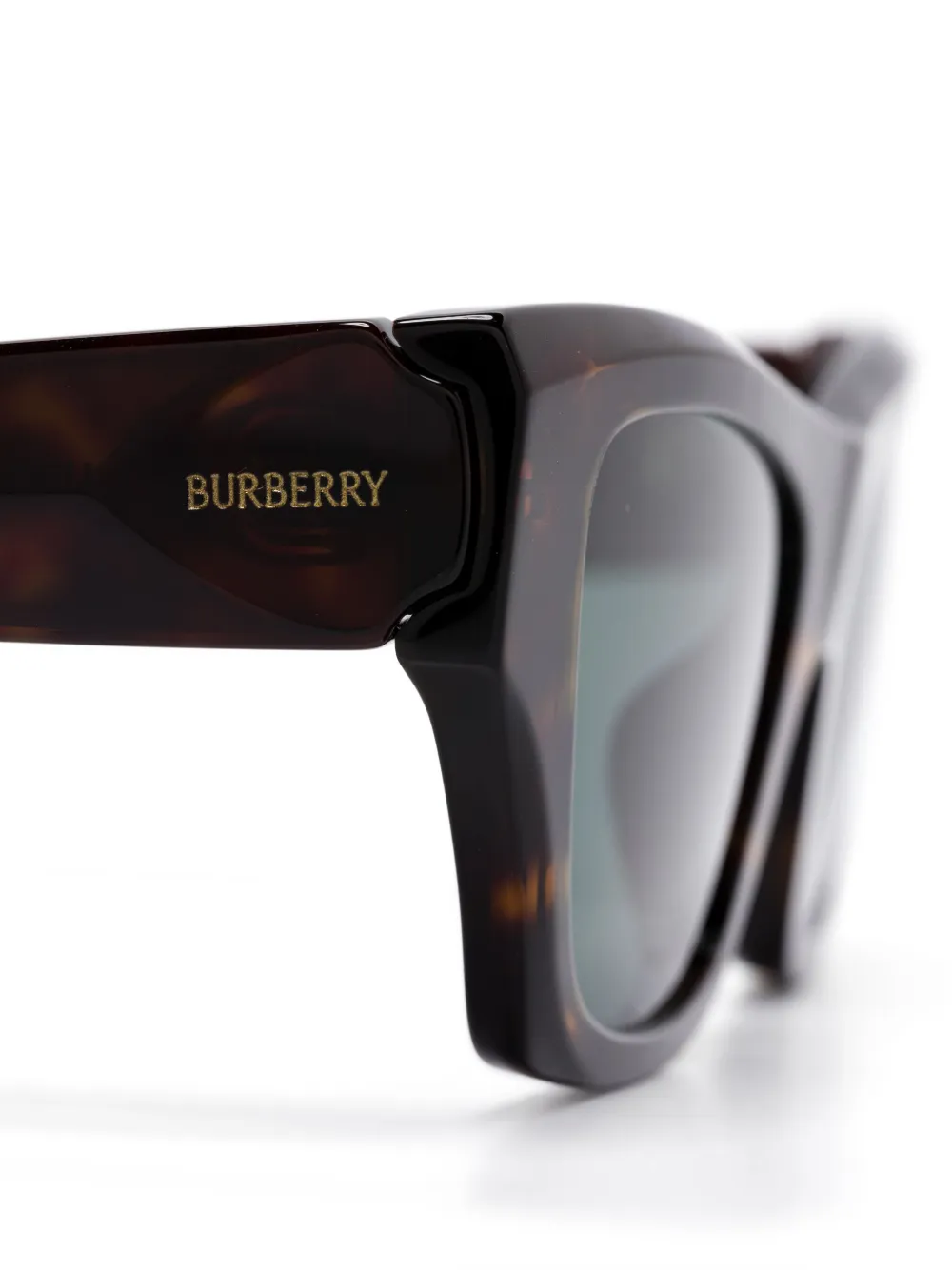 Burberry Eyewear Zonnebril met schildpadschild-design Bruin