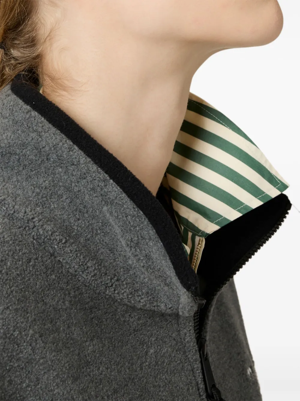 Miu Fleece sweater Grijs