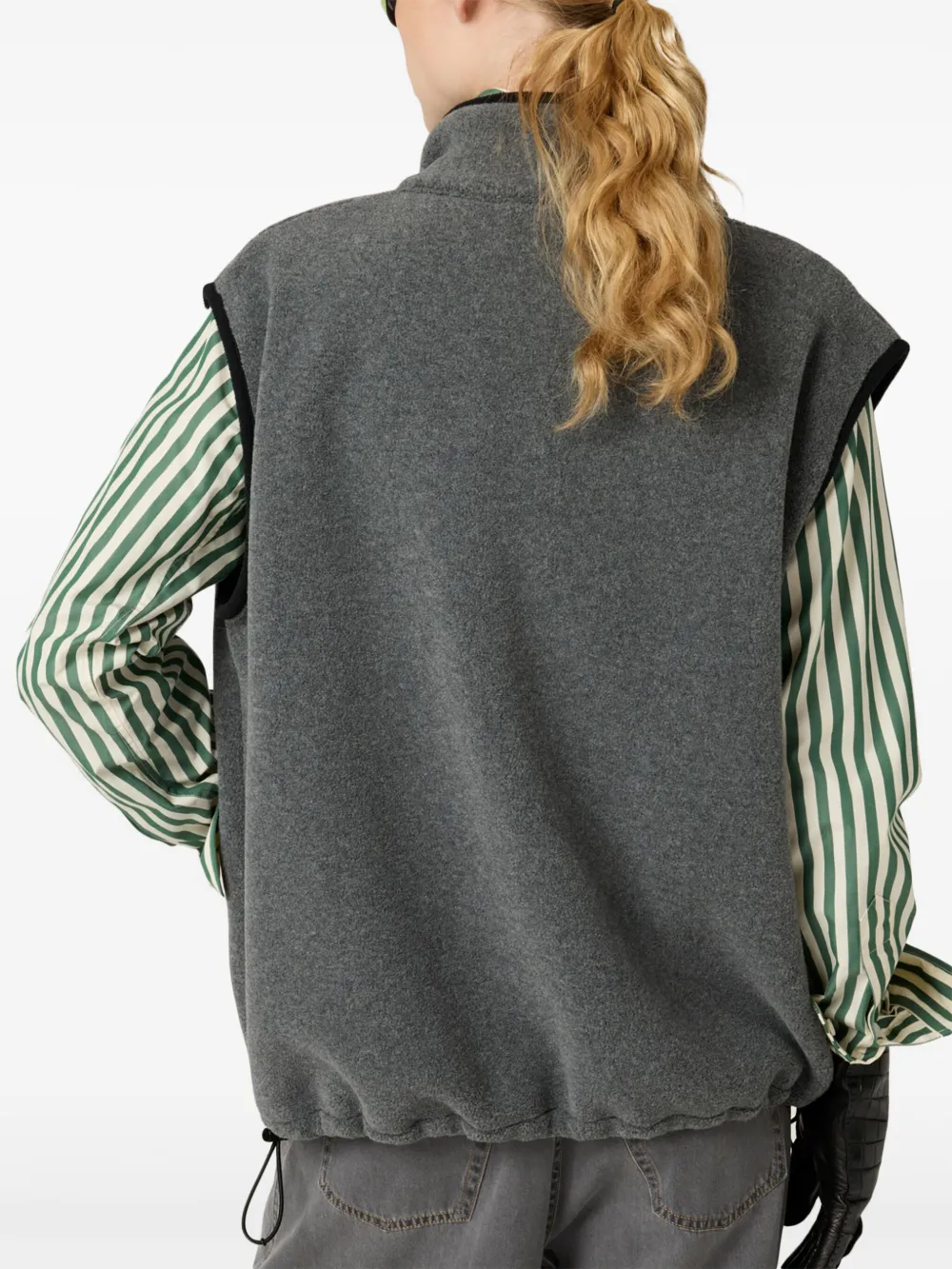 Miu Fleece sweater Grijs