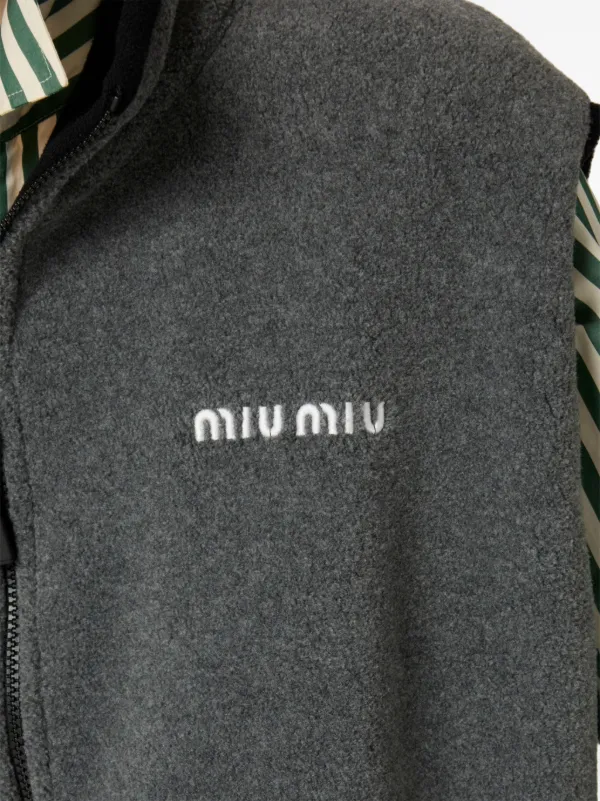 【関税&送料込】Miu Miu Dark Grey Silk Blend Sweatshirt Miu Miu Dark Grey Silk Blend Sweatshirt | Grailed