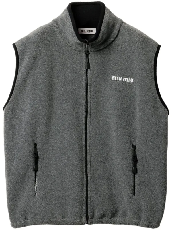 【関税&送料込】Miu Miu Dark Grey Silk Blend Sweatshirt Dark grey silk blend sweatshirt – G&B