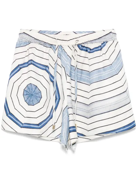 SANDRO x Louise Bourgeois short à imprimé géométrique