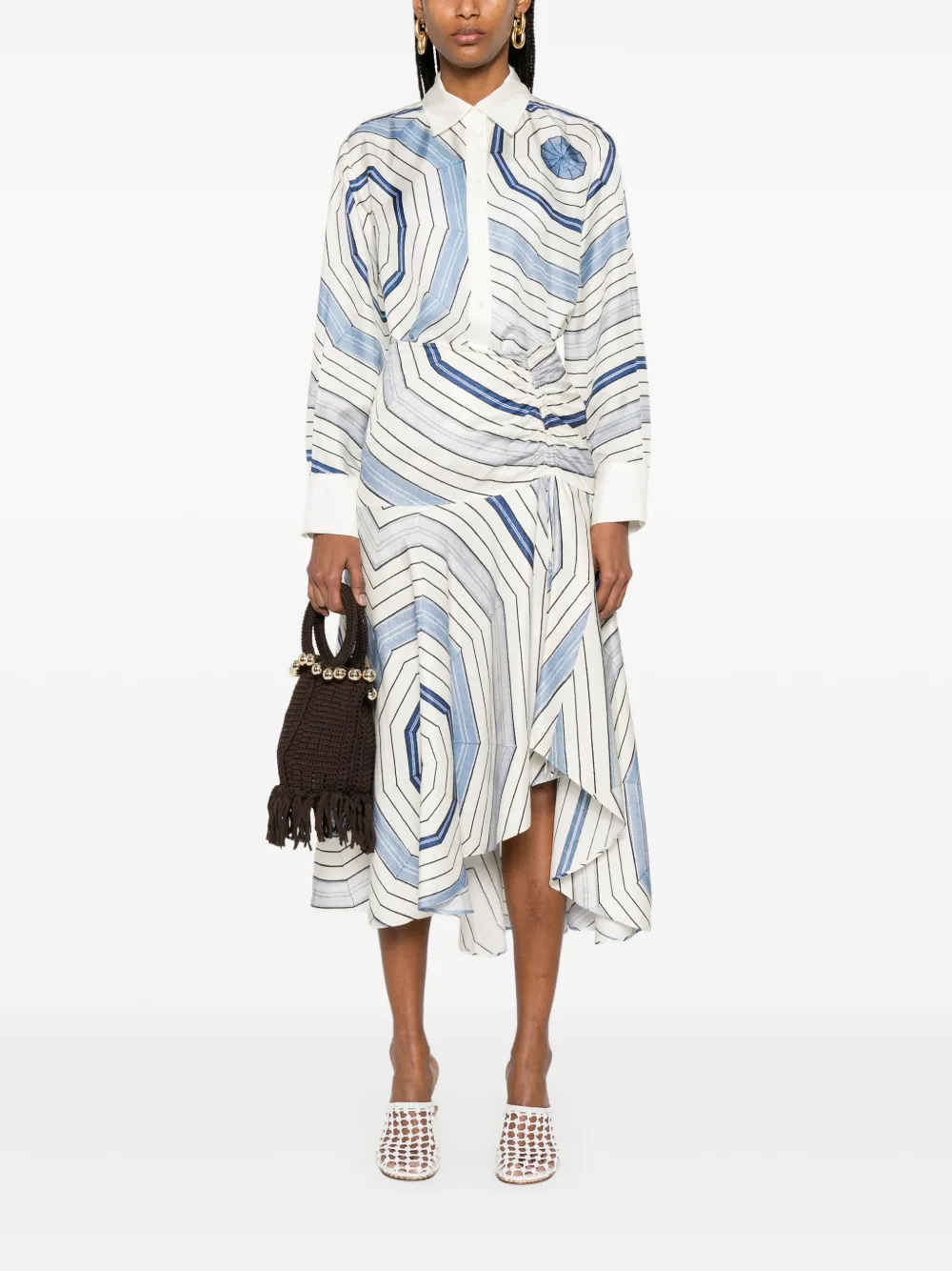 SANDRO Blouse met print - Wit