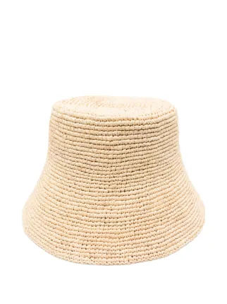 Marchen☆Safari raffia bucket hat Designer fashion, Seoul-fully created | W Concept