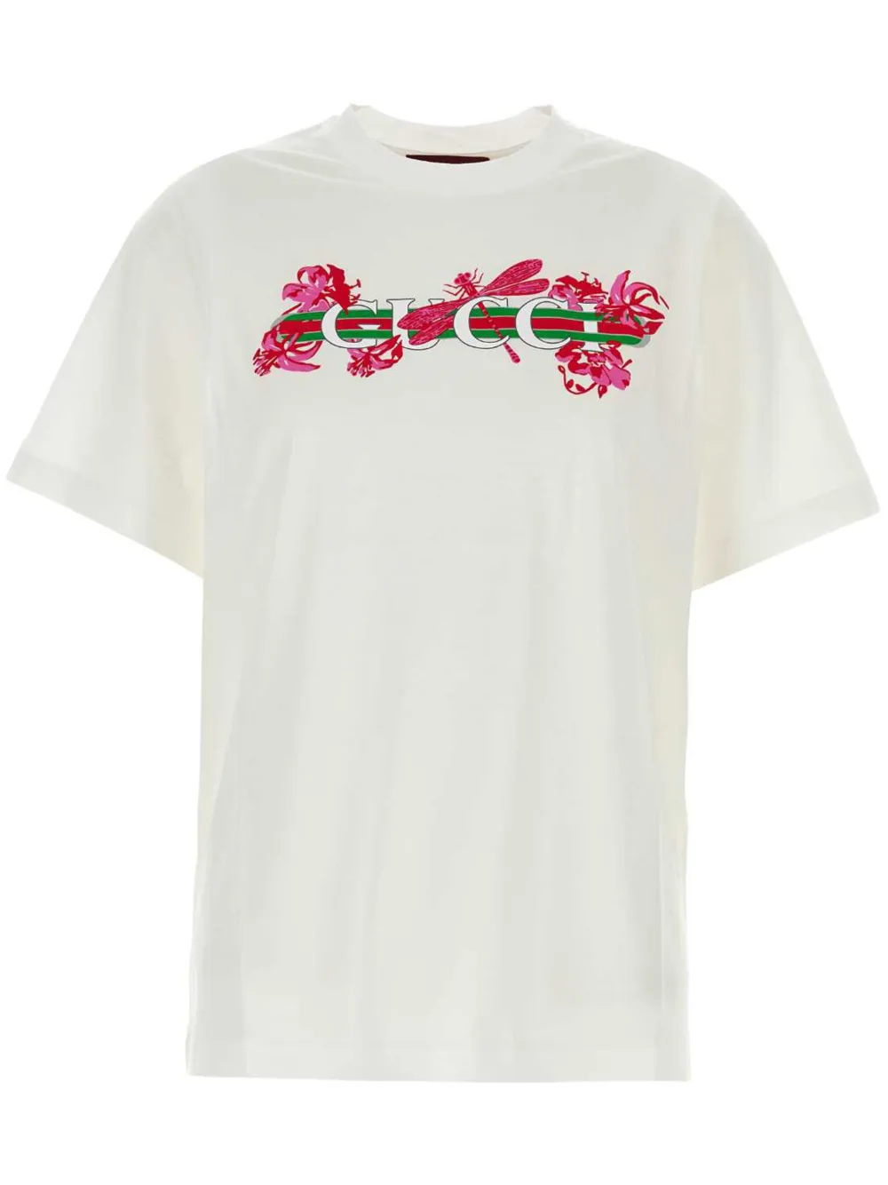 Gucci T-shirt met print Wit
