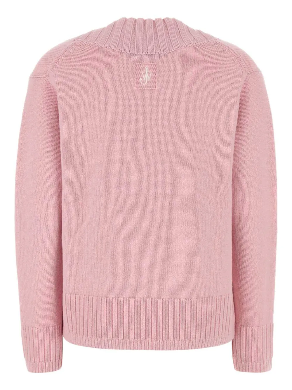 JW Anderson asymmetric V-neck sweater - Roze