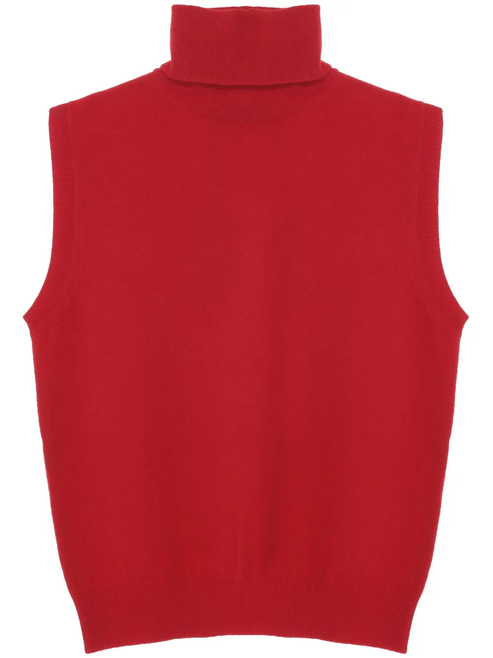 Róhe roll-neck knitted vest